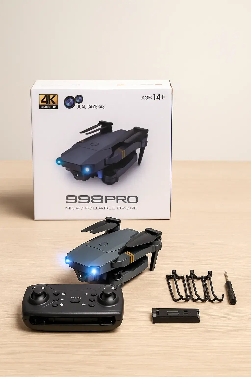 Drone 998 pro con doble bateria