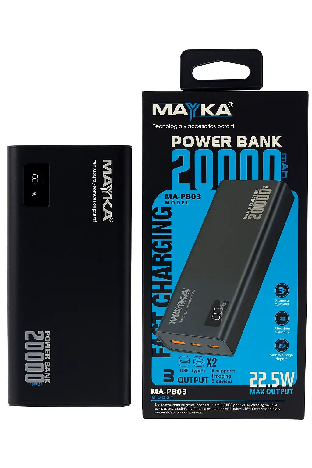 Power Bank Mayka 20.000 mAh